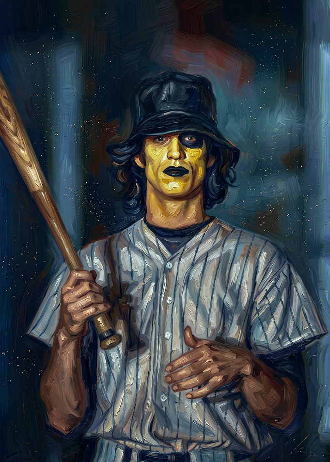The Warriors Baseball Fury Portrait