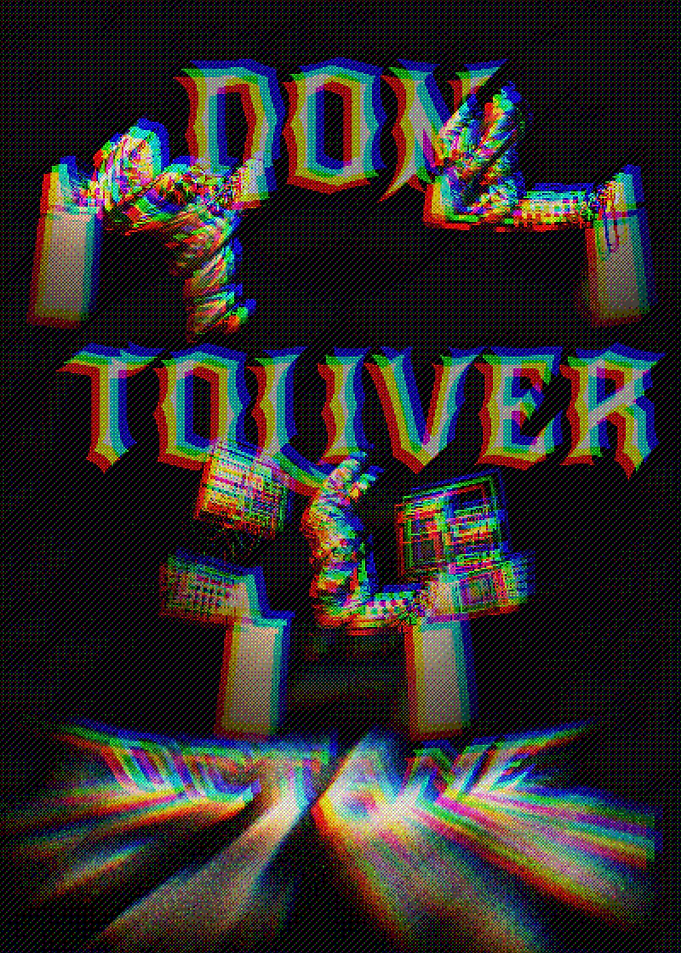 Don Toliver Glitch Art Poster