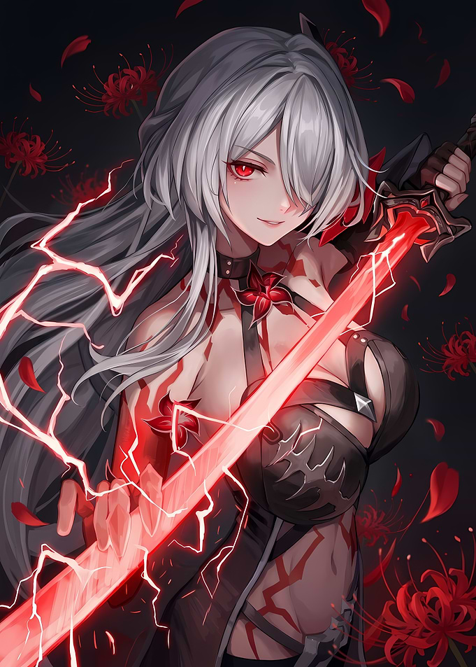 Acheron Honkai Star Rail Anime Illustration