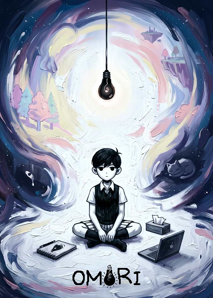 Omori Game Fan Art Illustration