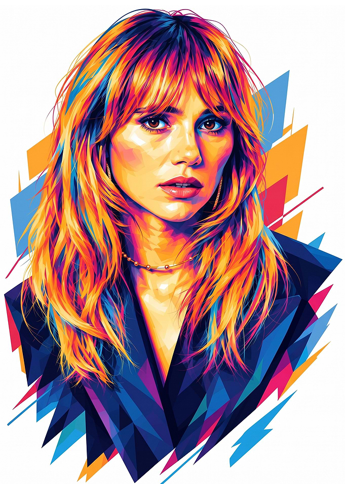 Suki Waterhouse Pop Art