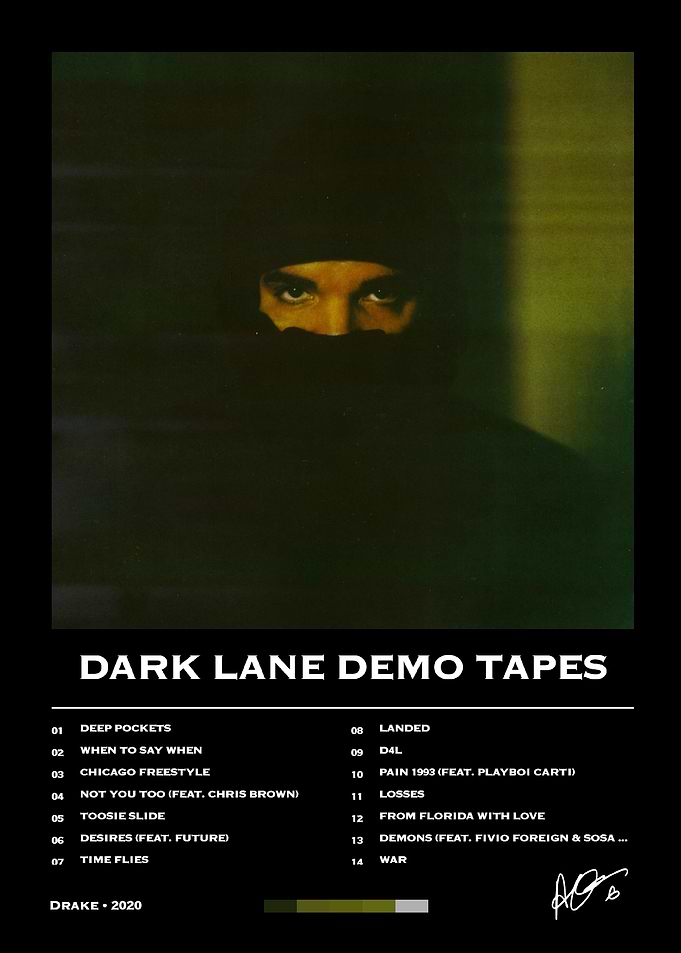 Drake Dark Lane Demo Tapes Poster