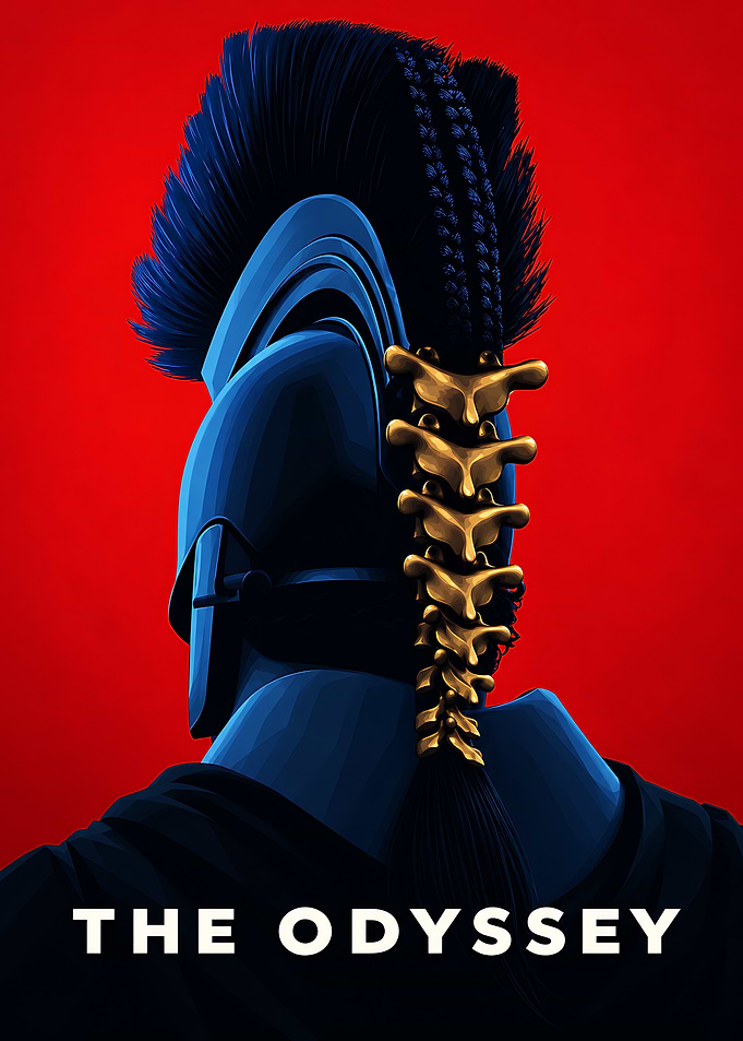 The Odyssey Spartan Helmet Poster