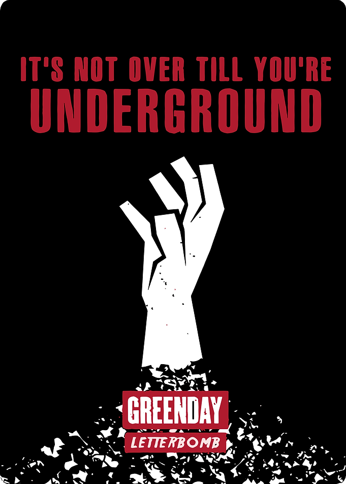 Green Day Letterbomb Poster