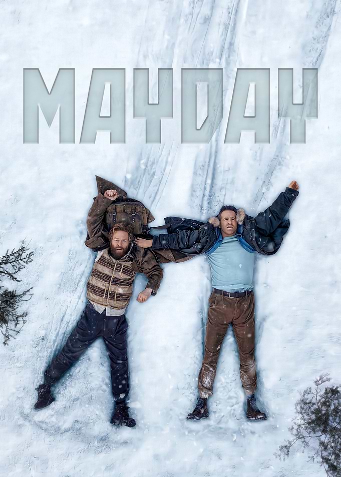 Mayday Movie Poster Featuring Two Men