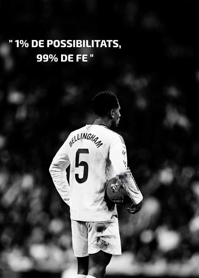 Jude Bellingham Inspirational Football Poster