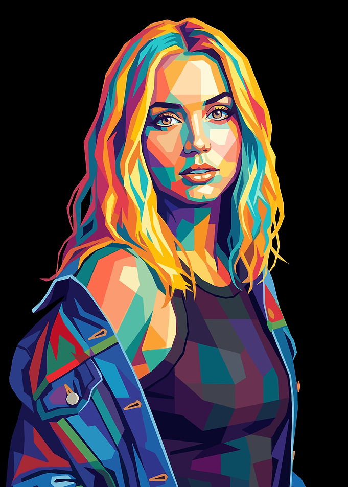 Ana de Armas Pop Art Portrait