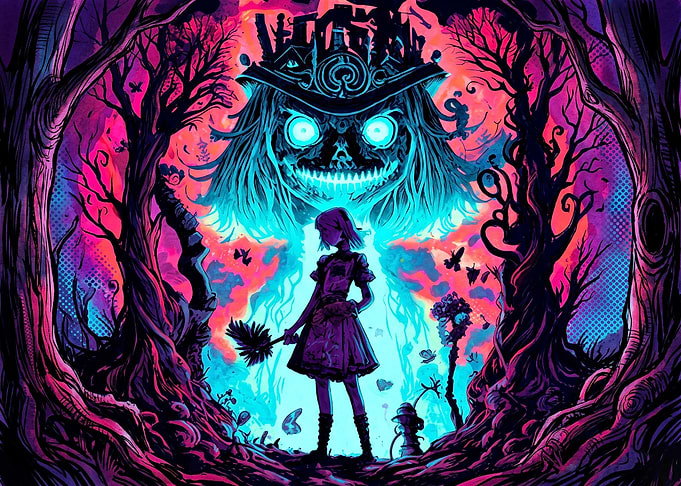 Alice in Neon Wonderland