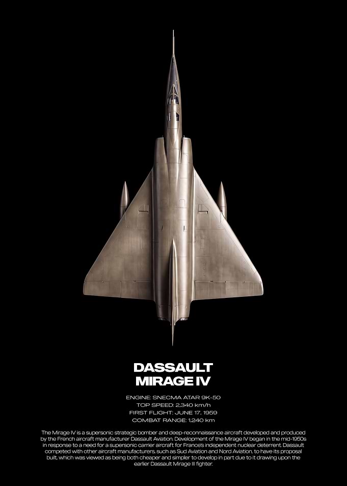 Dassault Mirage IV Technical Poster