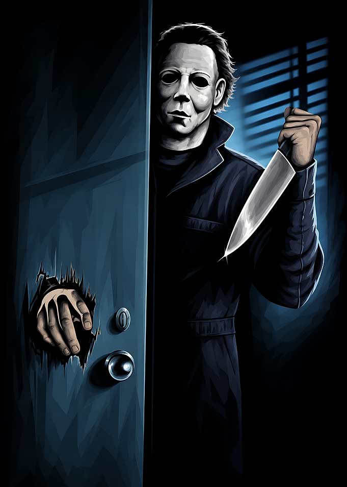 Michael Myers Halloween Horror Art