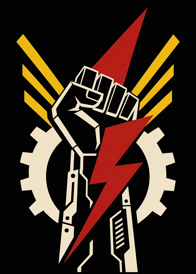 Cybernetic Fist Resistance Symbol