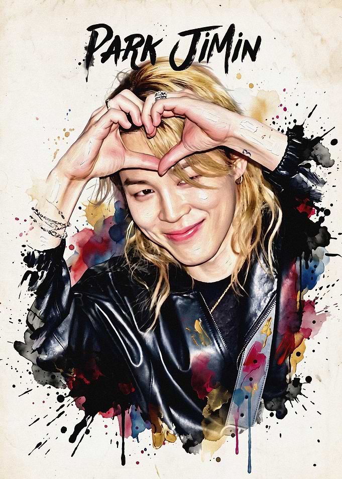 Park Jimin Portrait Poster