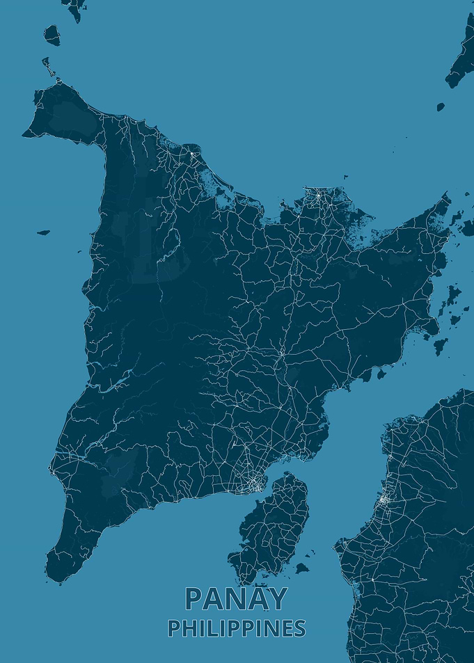 Panay Island Philippines Map
