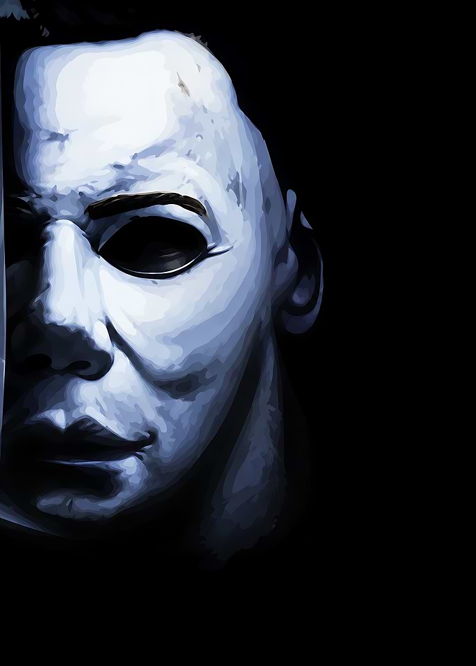 Michael Myers Halloween Mask Portrait
