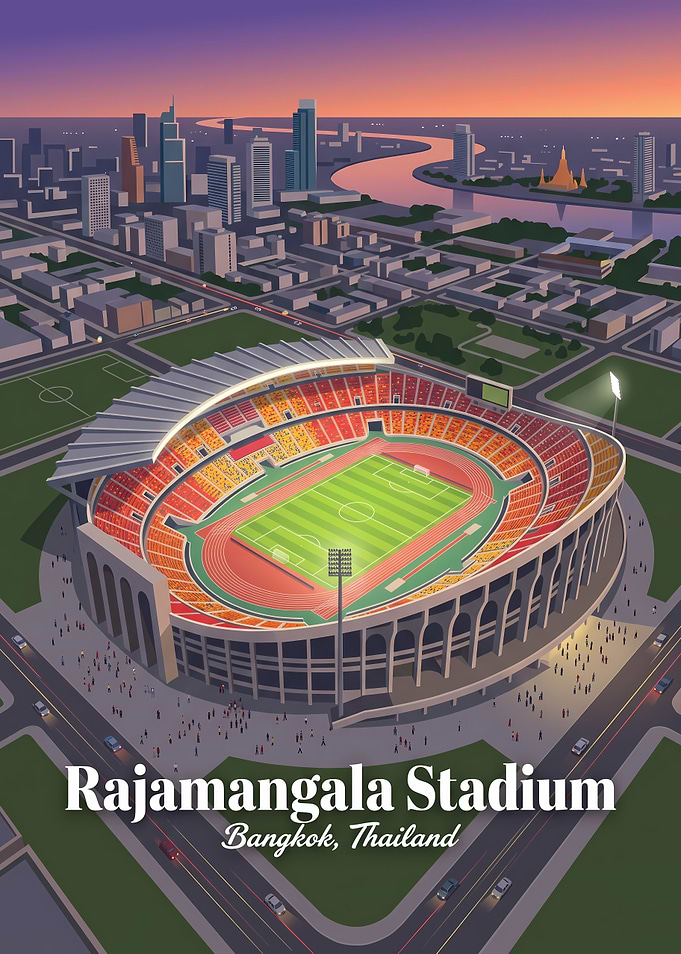 Rajamangala Stadium Bangkok Poster