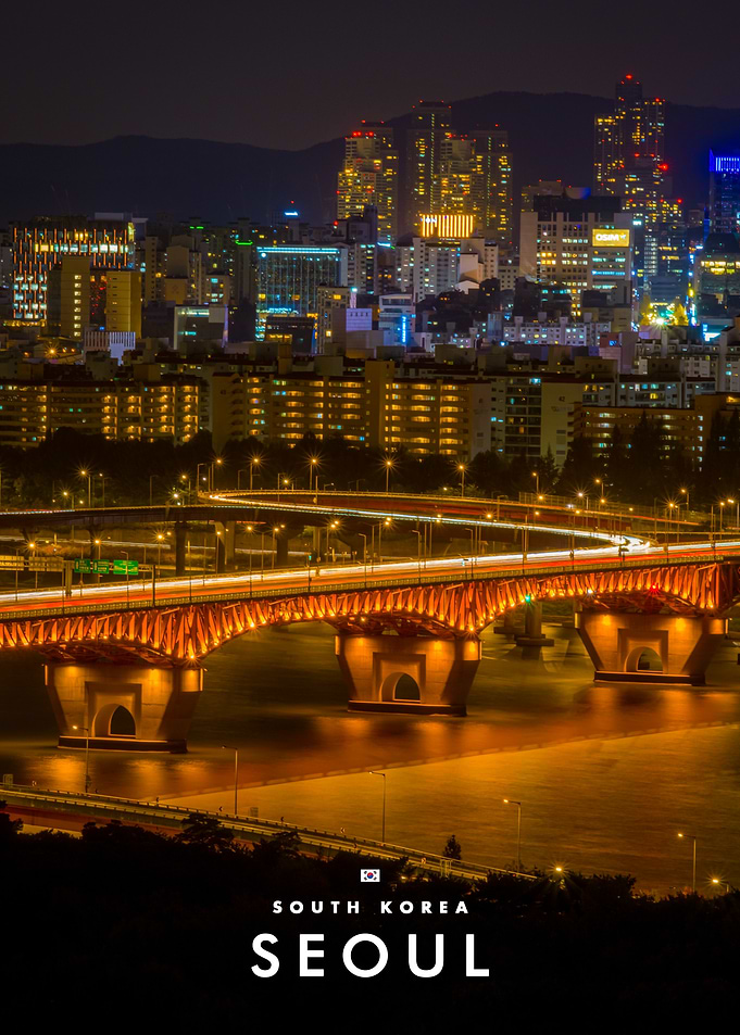 Seoul Cityscape at Night