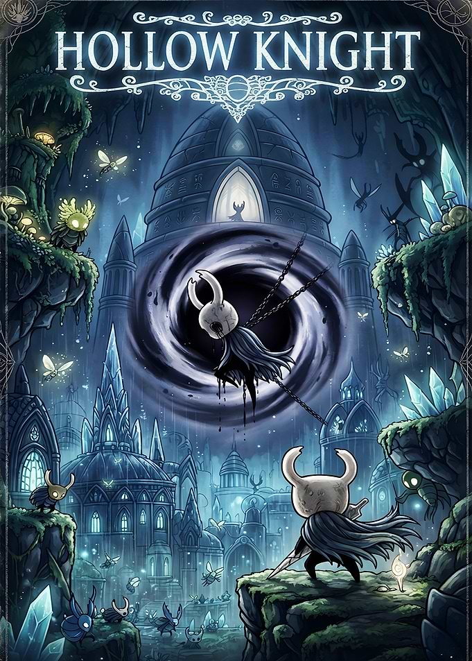 Hollow Knight Game Poster Art