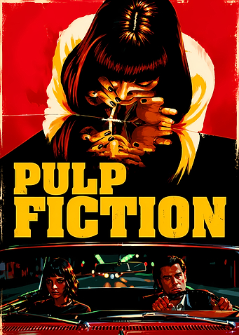 Pulp Fiction Movie Poster Art