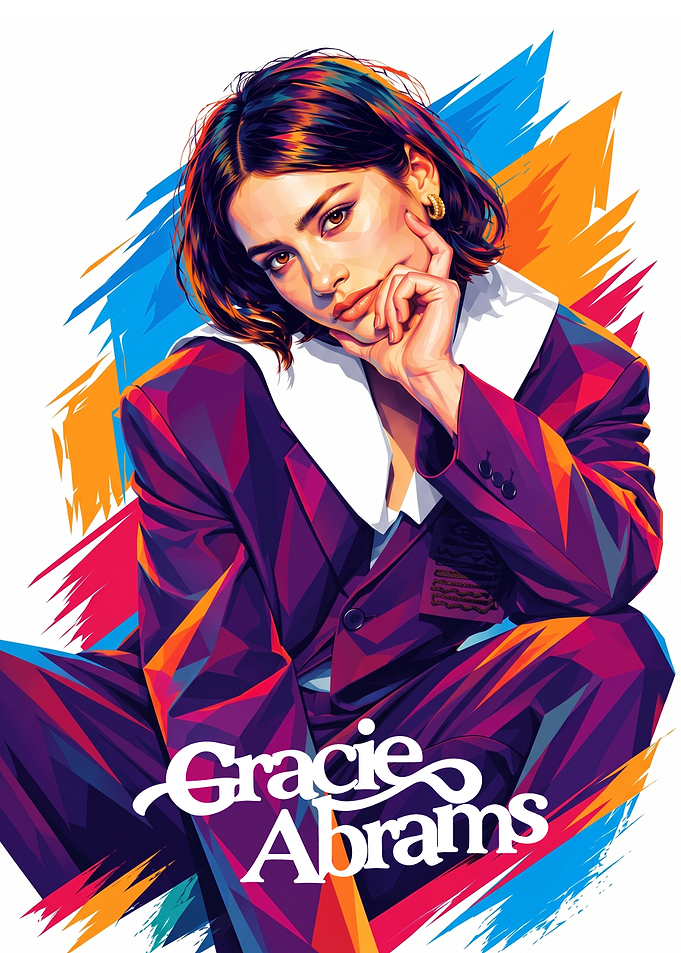 Gracie Abrams Pop Art Portrait