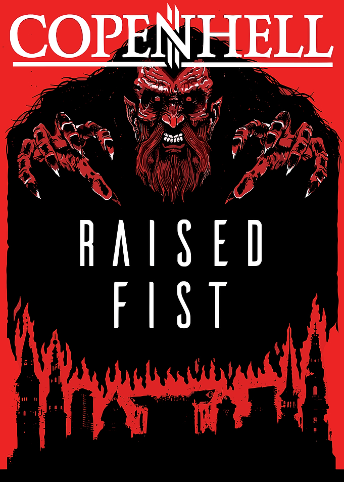 Copenhell Raised Fist Festival Poster