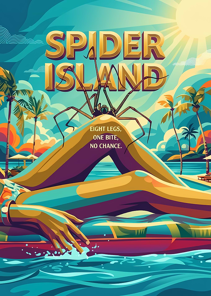Spider Island Horror Movie Poster