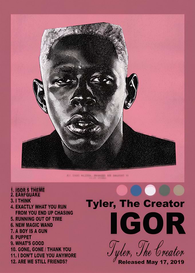 Tyler, The Creator IGOR Album Poster