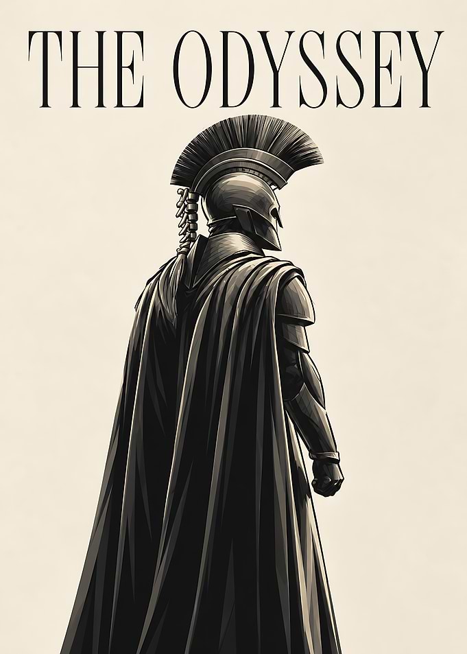 The Odyssey Spartan Warrior Poster