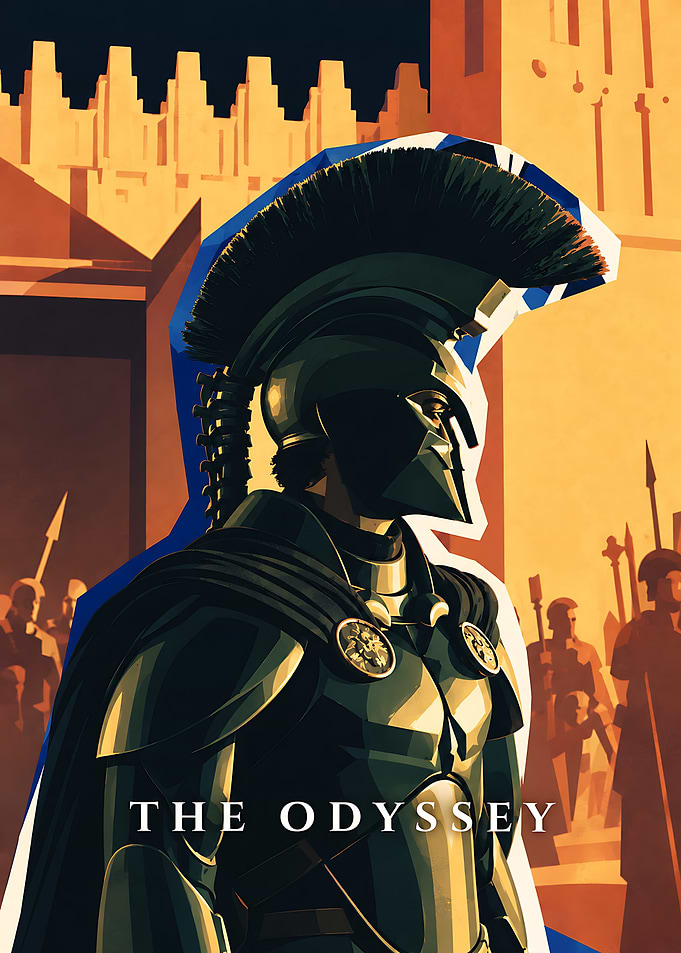 The Odyssey Spartan Warrior Poster