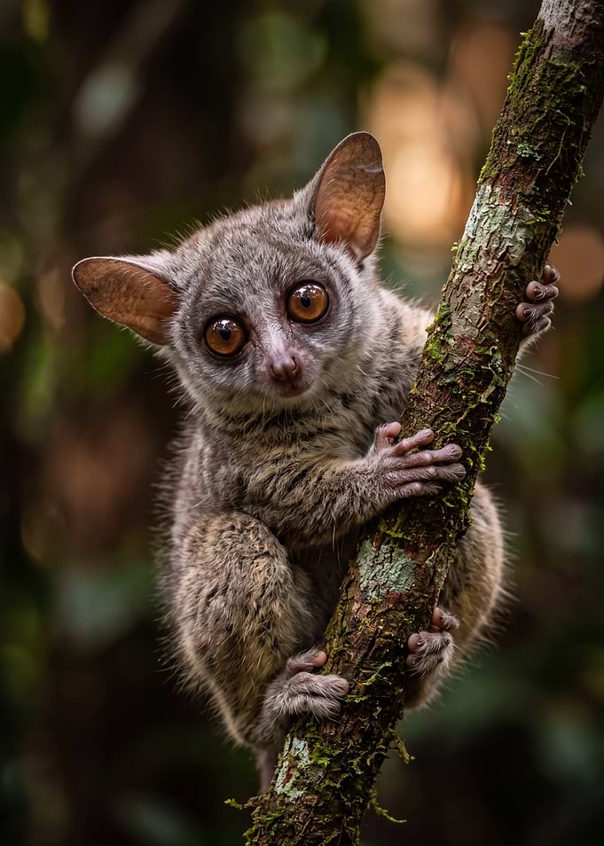 Close-up of a Cute Bushbaby