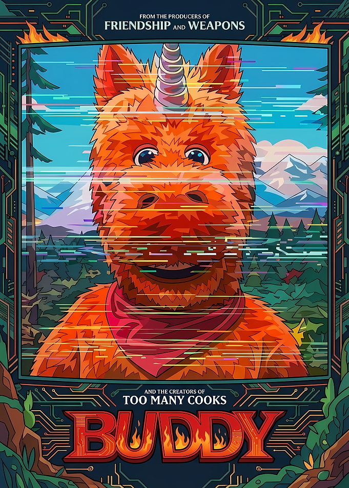 Buddy The Unicorn Poster