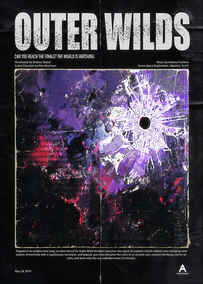 Outer Wilds Video Game Poster