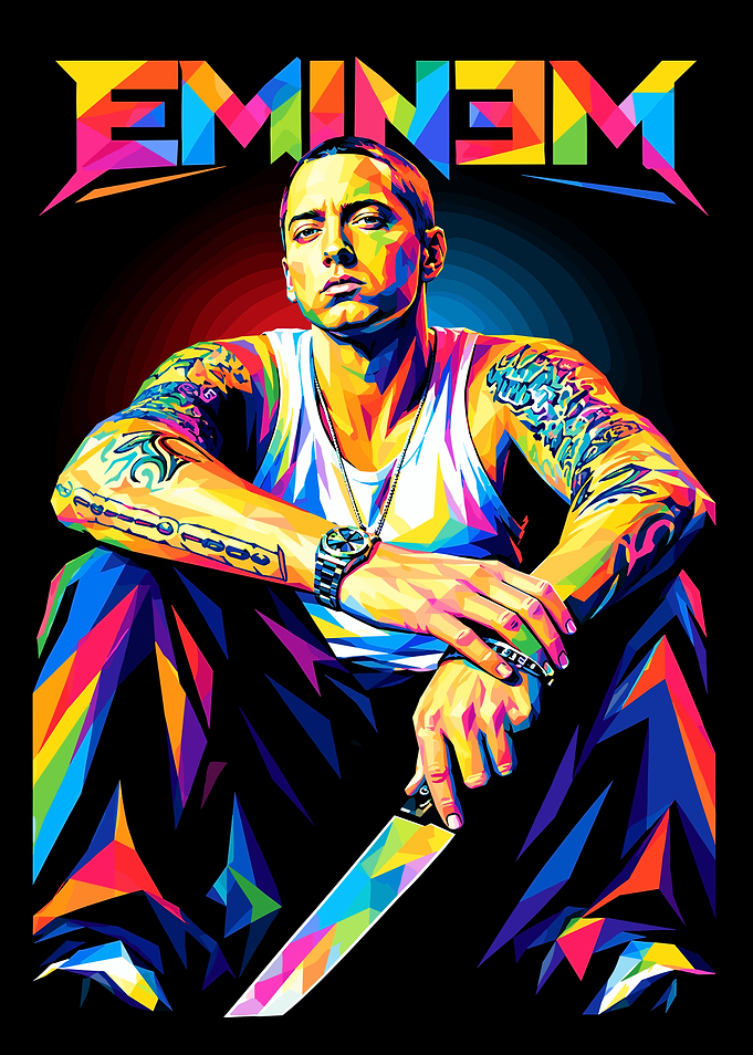 Eminem Pop Art Portrait