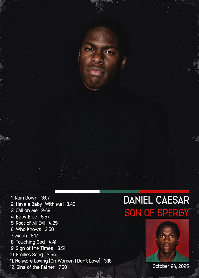 Daniel Caesar Son of Spergy Poster