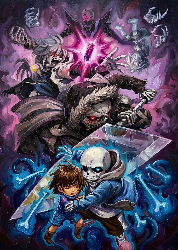 Undertale Battle Scene Fan Art