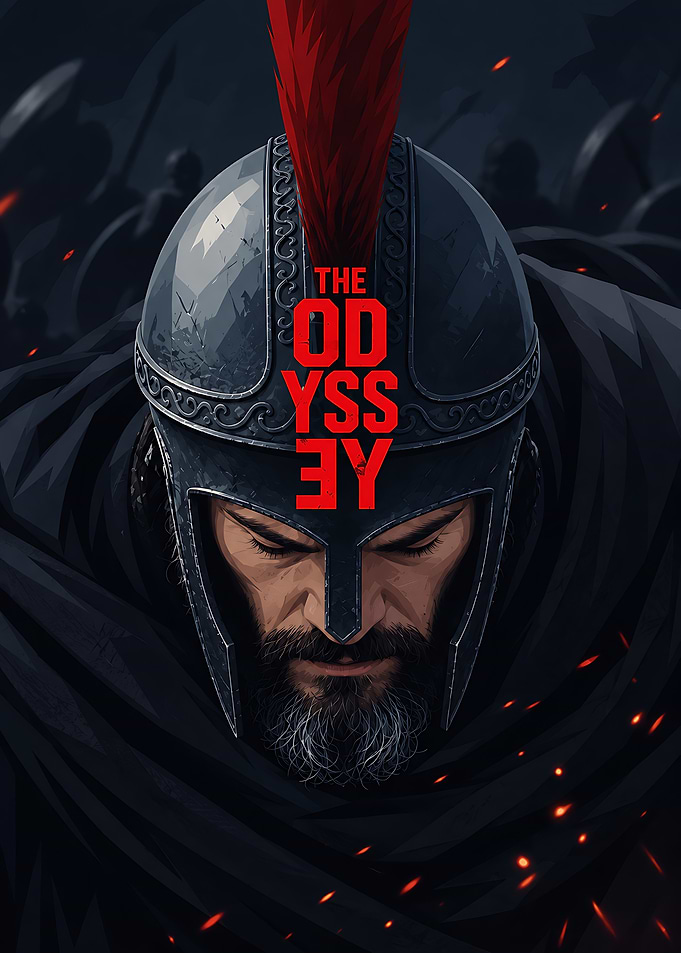 The Odyssey Spartan Warrior Poster