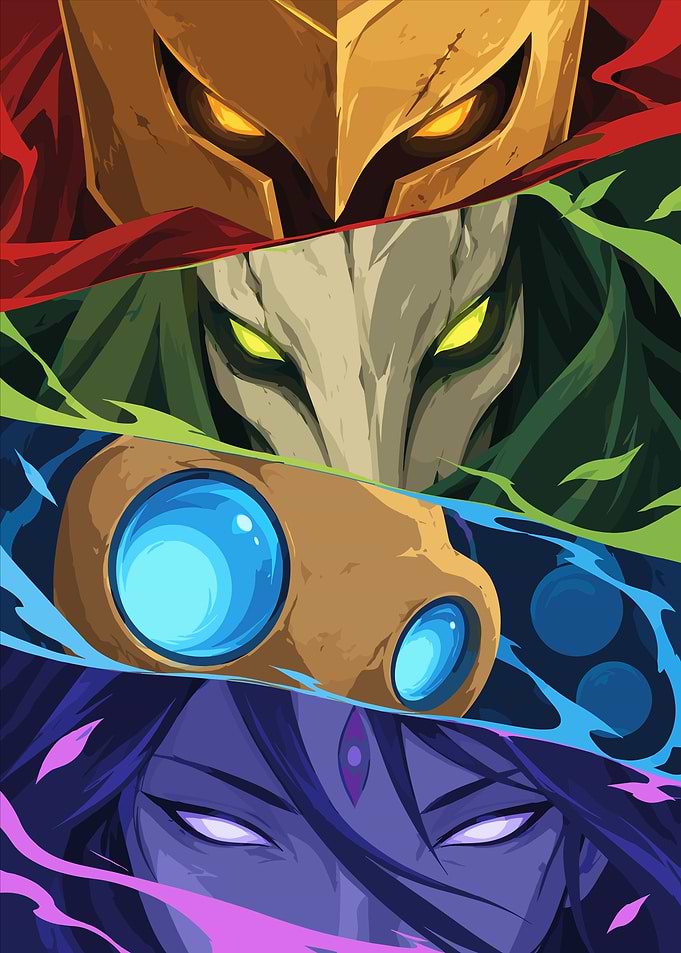Slay The Spire Heroes Pixel Art Collage