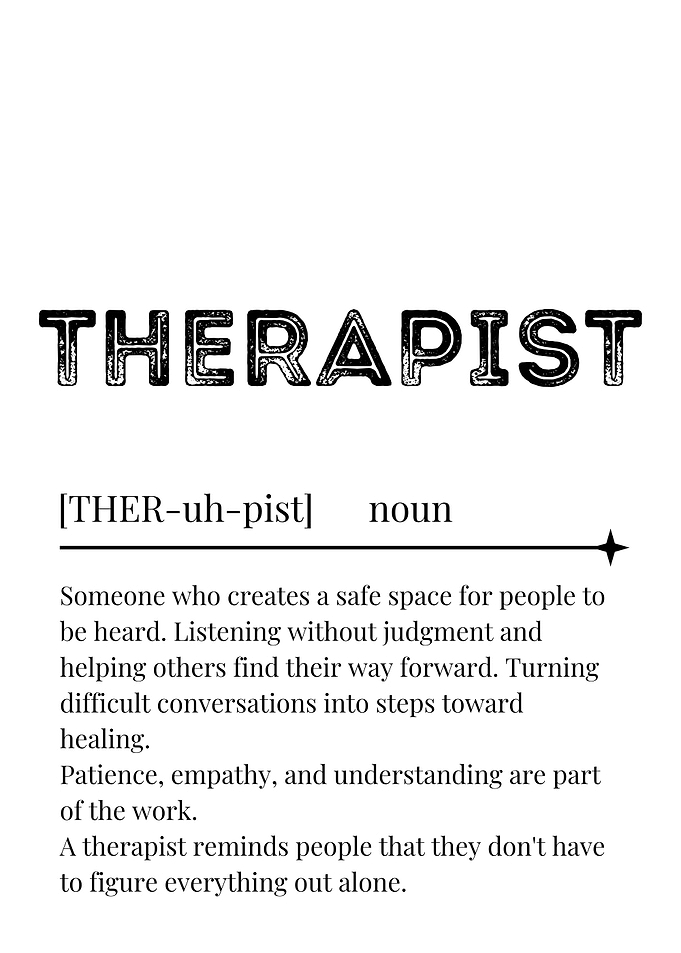 Therapist Definition