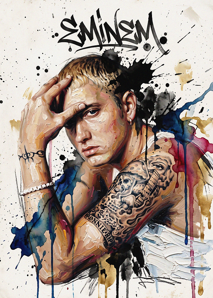 Eminem Artistic Portrait