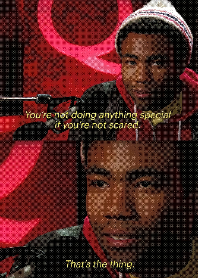 Donald Glover Inspirational Quote Meme
