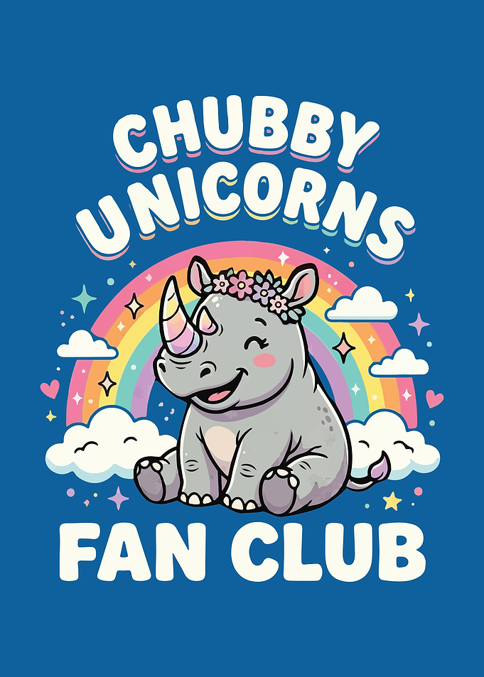 Chubby Unicorns Fan Club Rhino