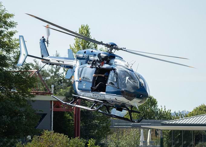 French Gendarmerie Eurocopter EC135 Helicopter