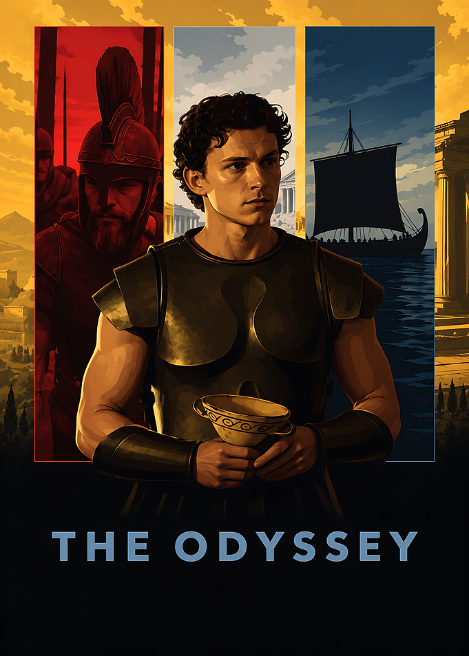 The Odyssey Tom Holland Poster
