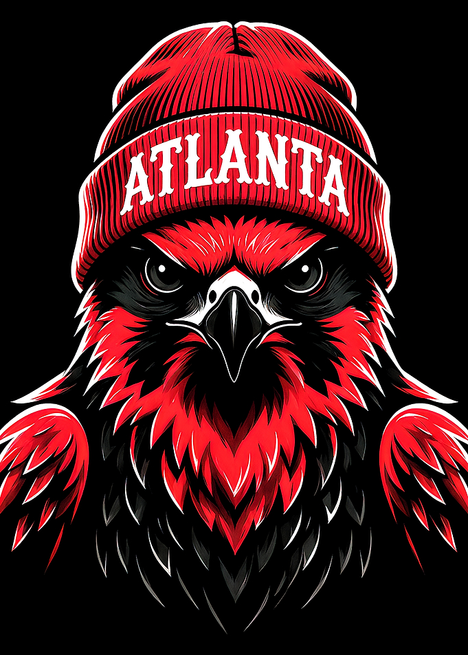 Falcon Mascot Graphic
