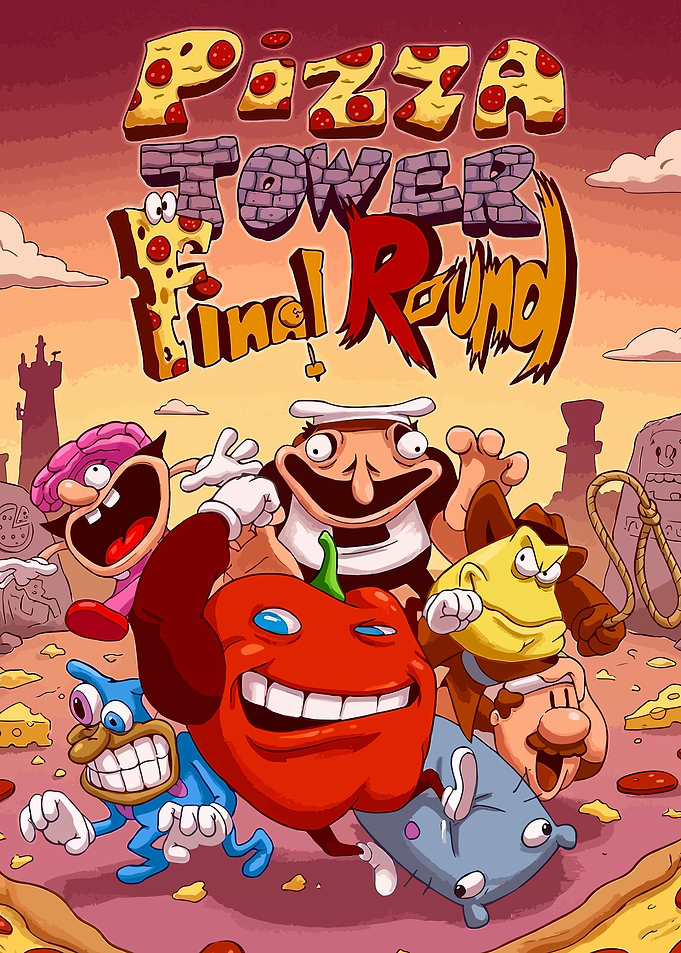 Pizza Tower Final Round Poster