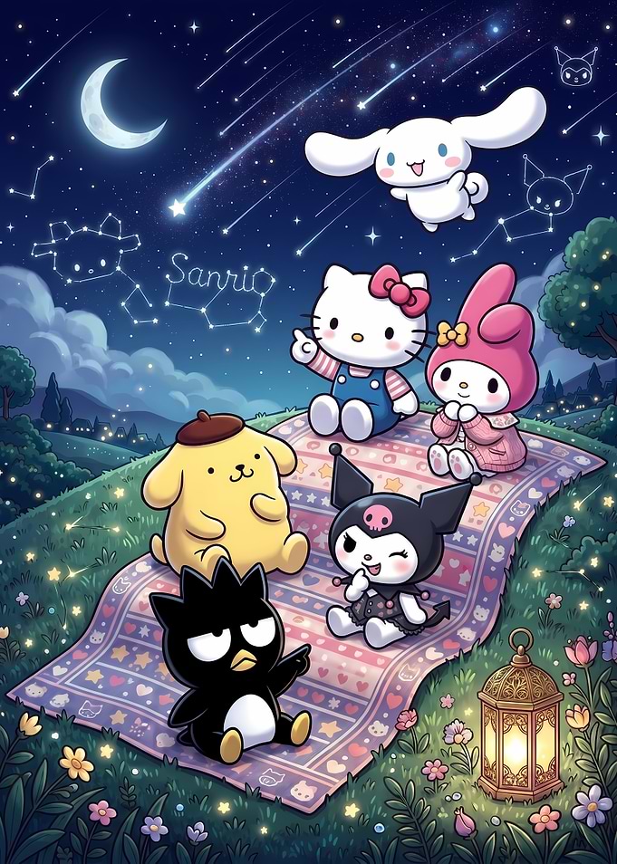 Sanrio Characters Stargazing Picnic