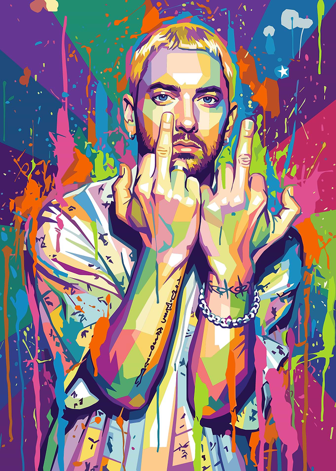 Eminem Pop Art Portrait