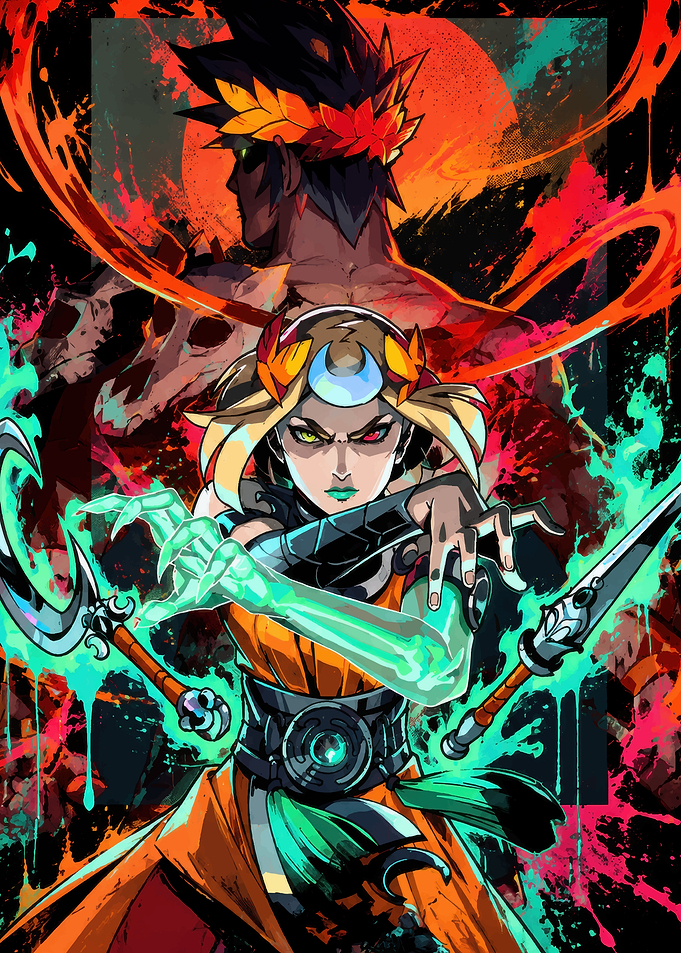 Hades II Melinoe and Zagreus Illustration