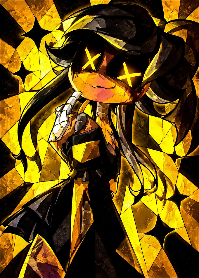 Cyn from Murder Drones Stained Glass