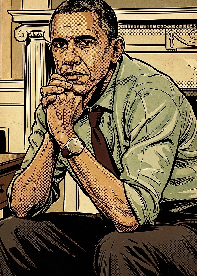 Barack Obama GTA Style Portrait