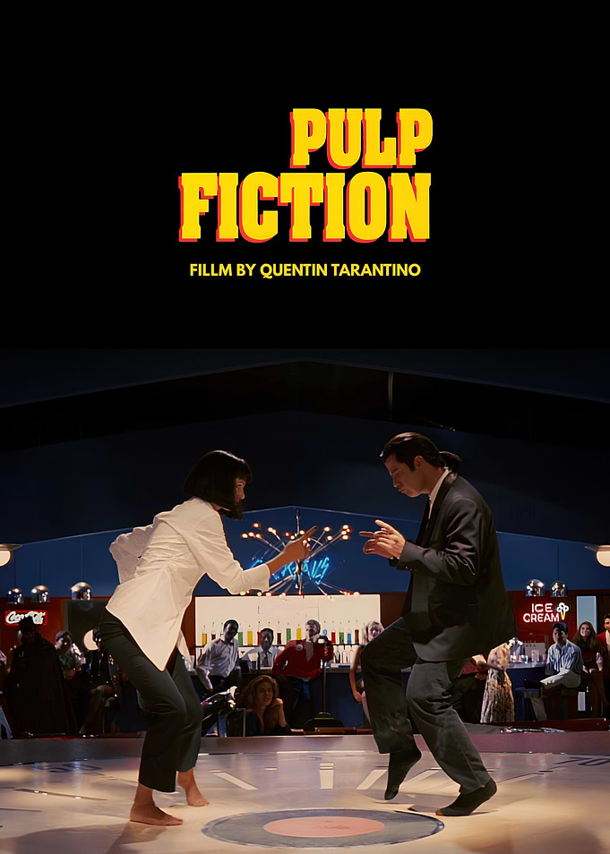 Pulp Fiction Dance Scene Poster